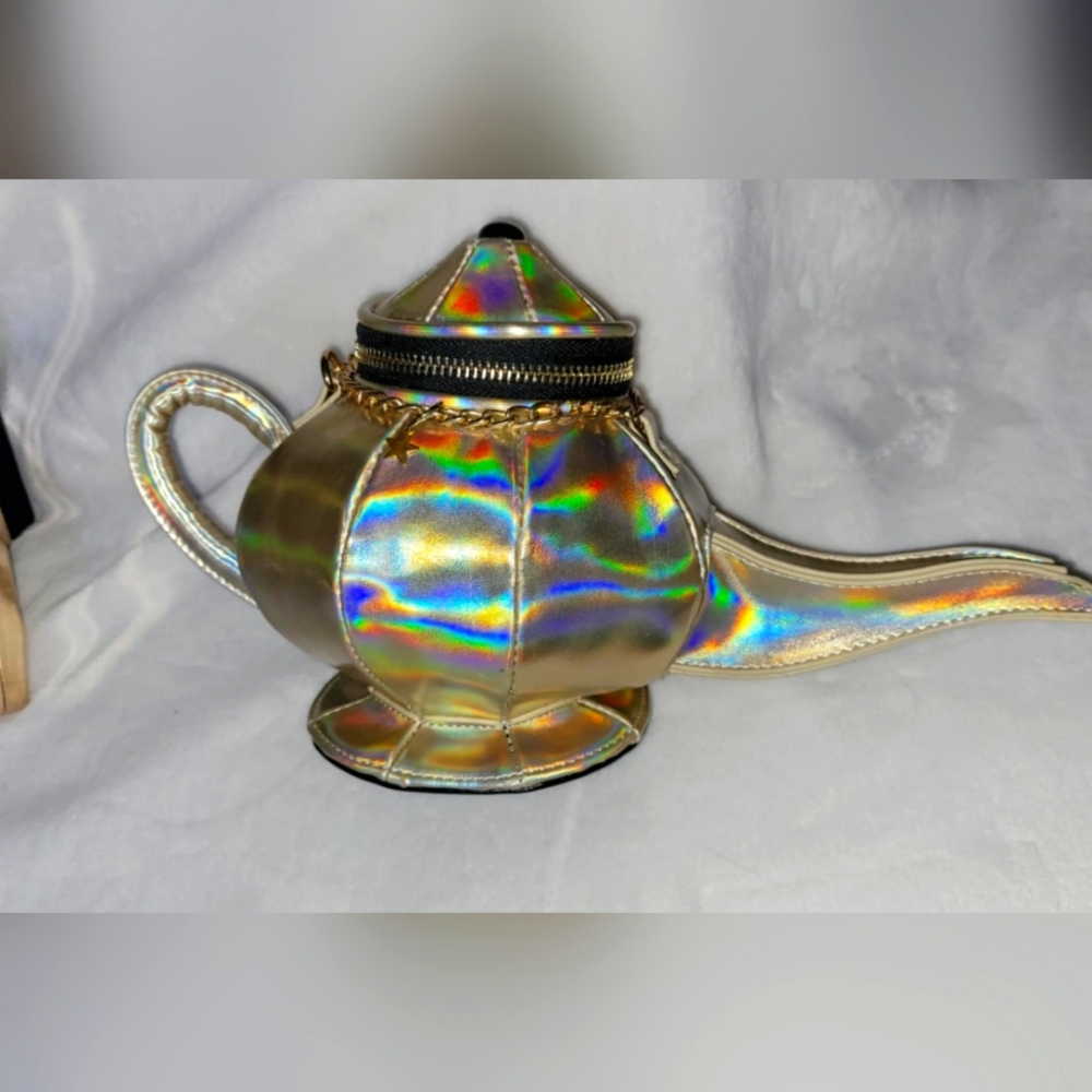 Teacup  Gold Chrome Handbag